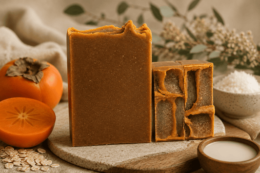 Warm Persimmon + Coconut Milk Tallow Soap - Earth & Pebble
