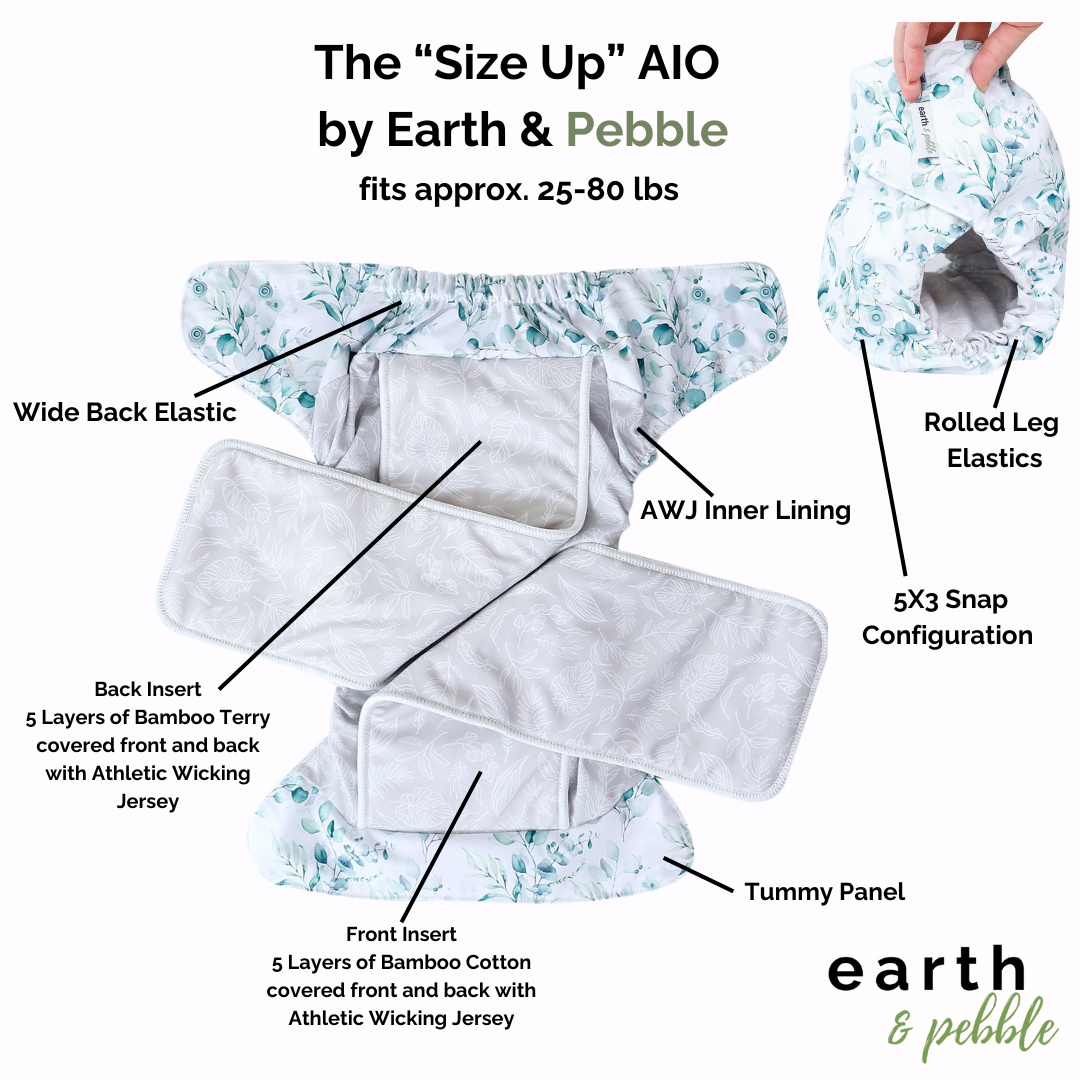 The Size Up All In One by Earth & Pebble