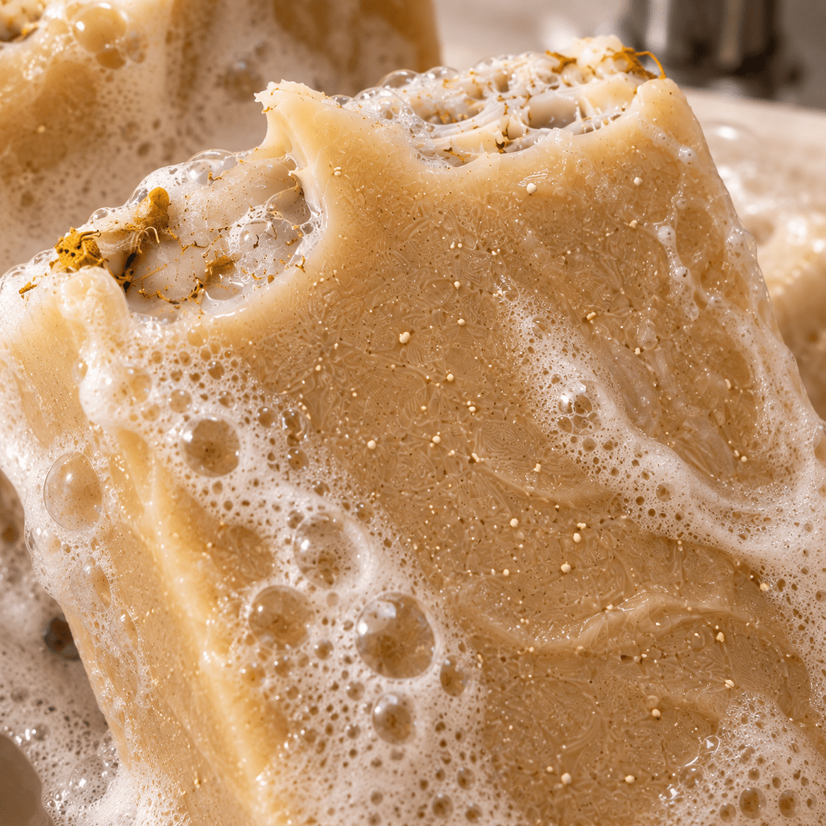 Golden Milk & Honey | Buckwheat Honey & Sheep Milk Soap | Unscented - Earth & Pebble