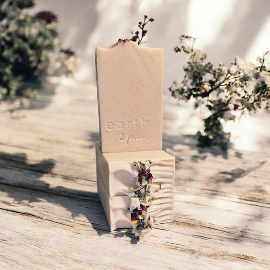 Wild Yam & Chaste Berry - Handmade Cold Process Tallow Soap with Heavy Cream