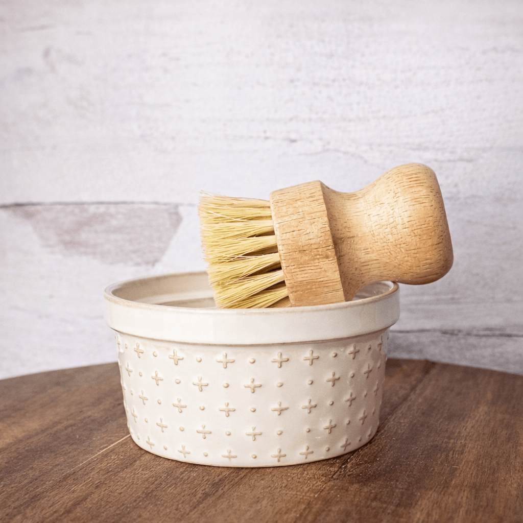 Solid Dish Soap Bar | Plastic-Free Dishwashing Set - Earth & Pebble
