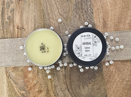 Herbal Infused Tallow Salve by Earth & Pebble