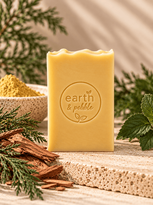 Heritage Bar - 100% Suet Tallow Soap | Handcrafted Beef Tallow Bar - Earth & Pebble