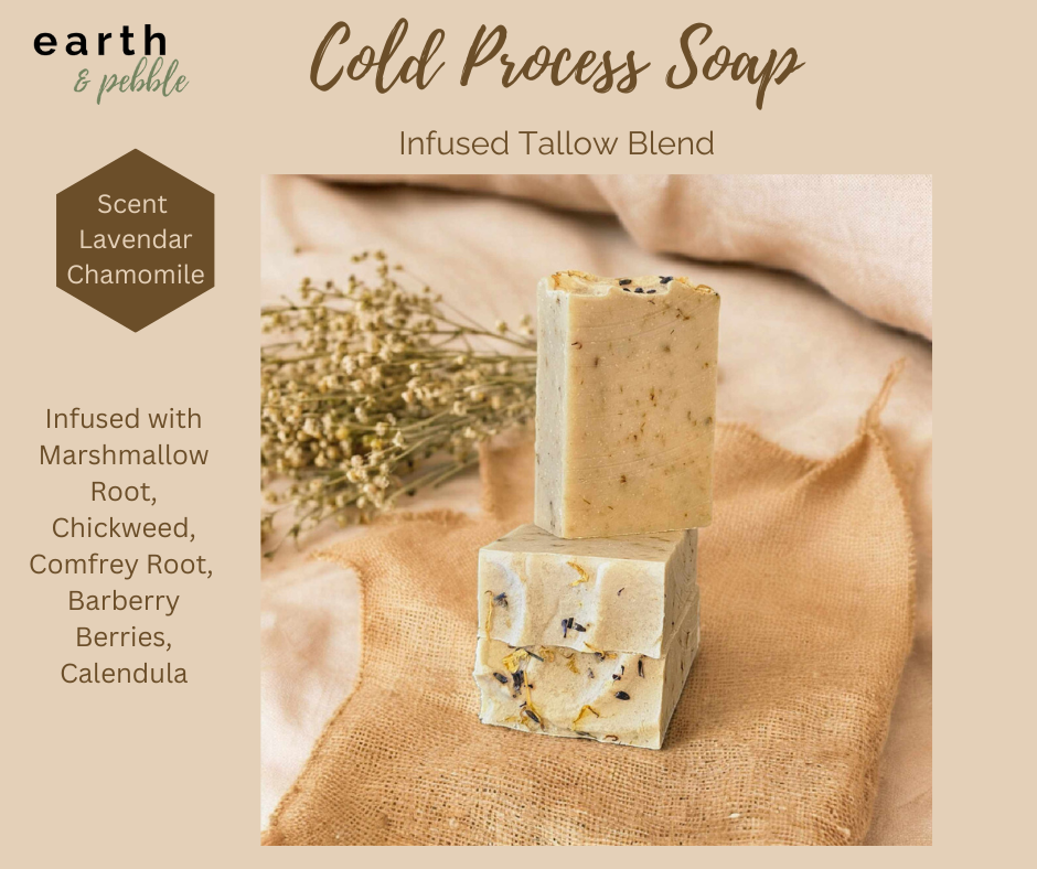 Handmade Cold Process Tallow Blend Soap