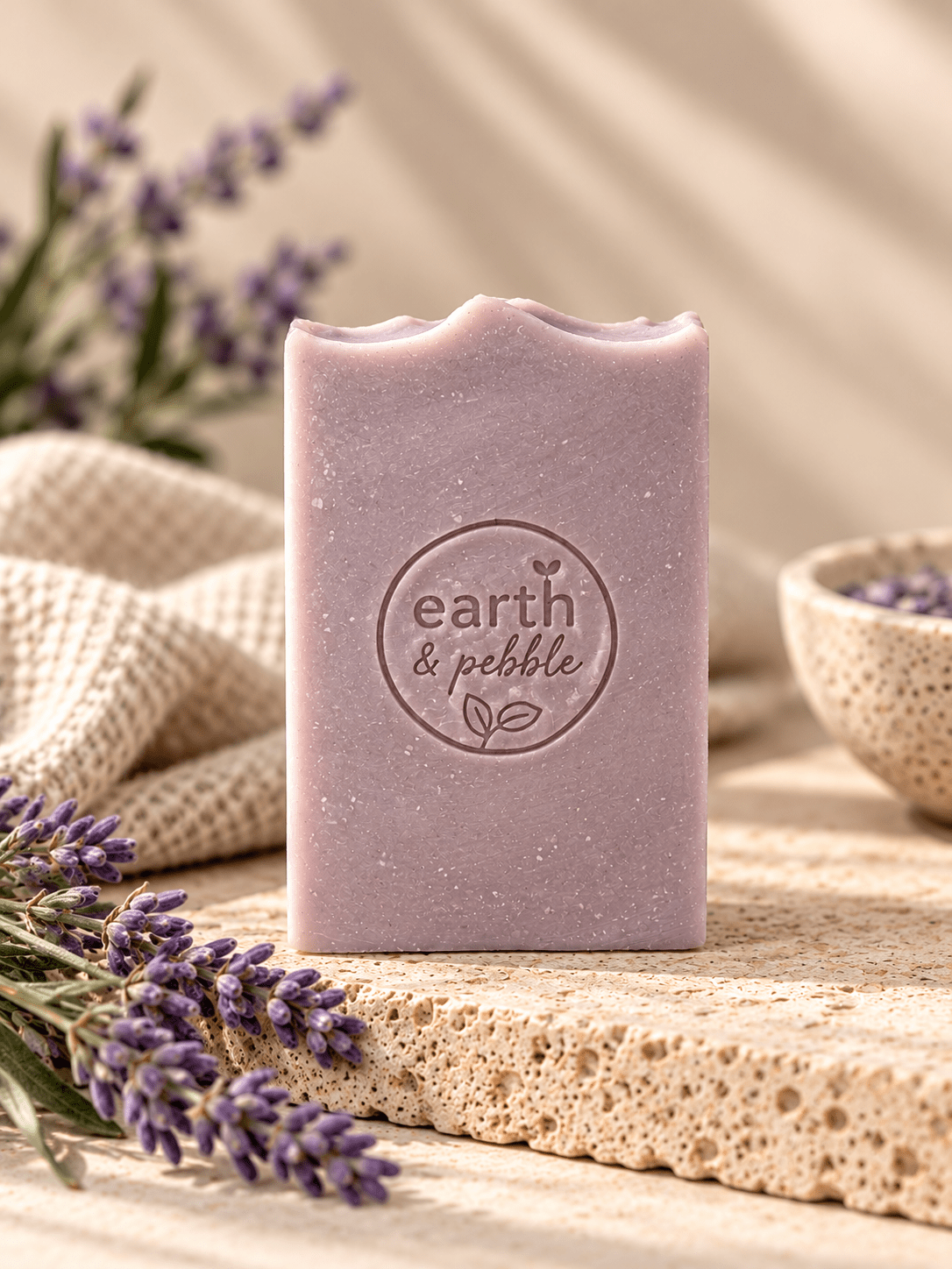 Heritage Bar - 100% Suet Tallow Soap | Handcrafted Beef Tallow Bar - Earth & Pebble