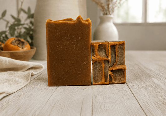 Warm Persimmon + Coconut Milk Tallow Soap - Earth & Pebble