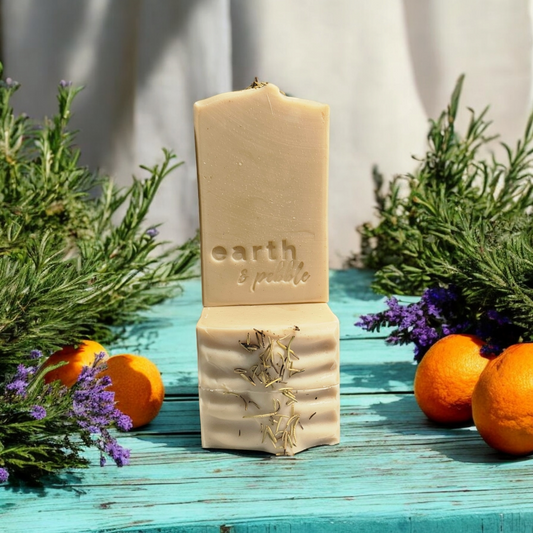 In Motion - Earth & Pebble Handmade Natural Cold Process Suet Tallow Soap