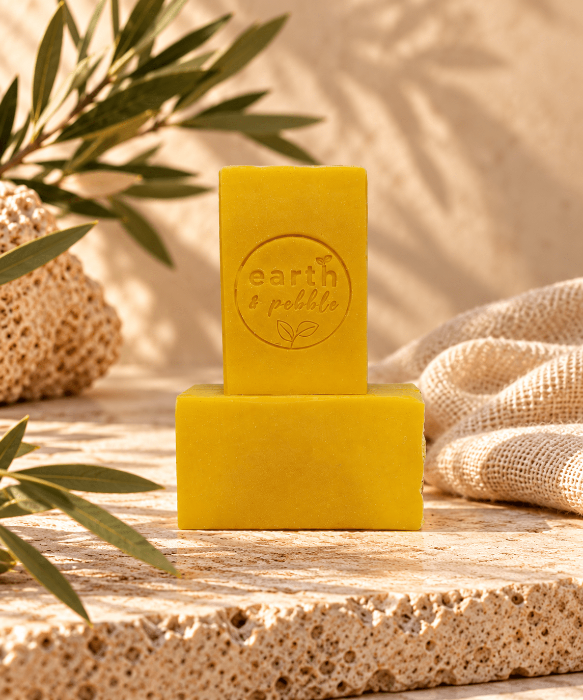 Saffron & Cardamom Reserve | Luxury Botanical Soap - Earth & Pebble