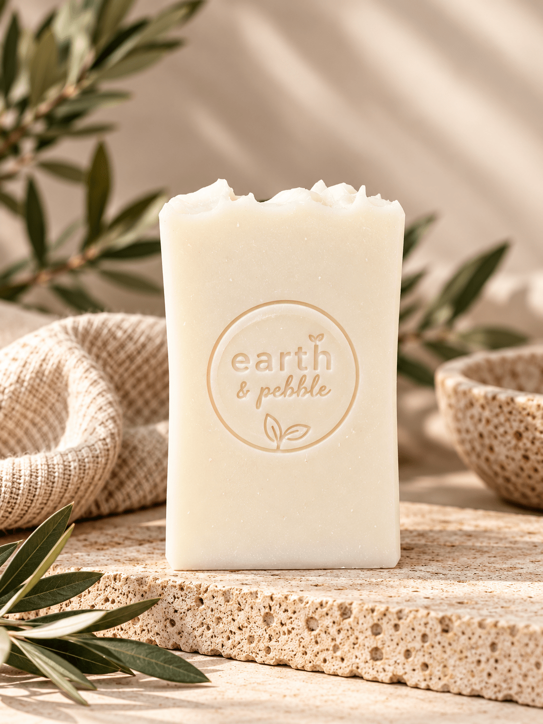 Heritage Bar - 100% Suet Tallow Soap | Handcrafted Beef Tallow Bar - Earth & Pebble