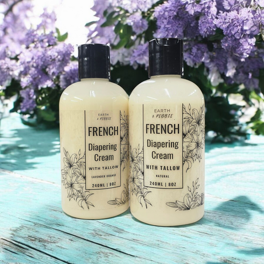 French Diapering Cream with Suet Tallow by Earth & Pebble