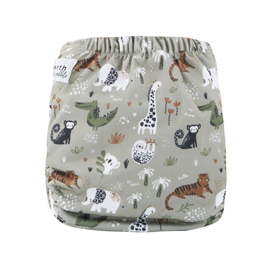 Size Up Pocket Diaper - Wild Friends