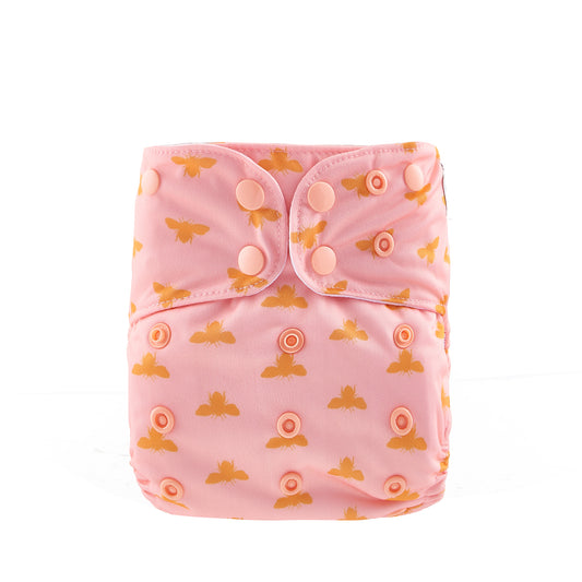 One Size Pocket Cloth Diaper - Bee Kind